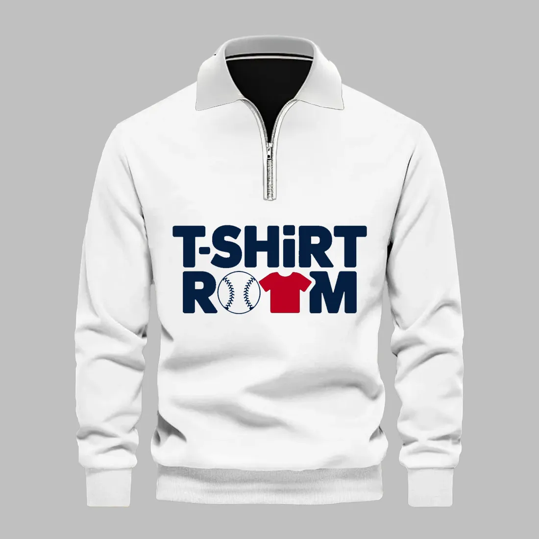 Long Sleeve Zip Polo Shirt